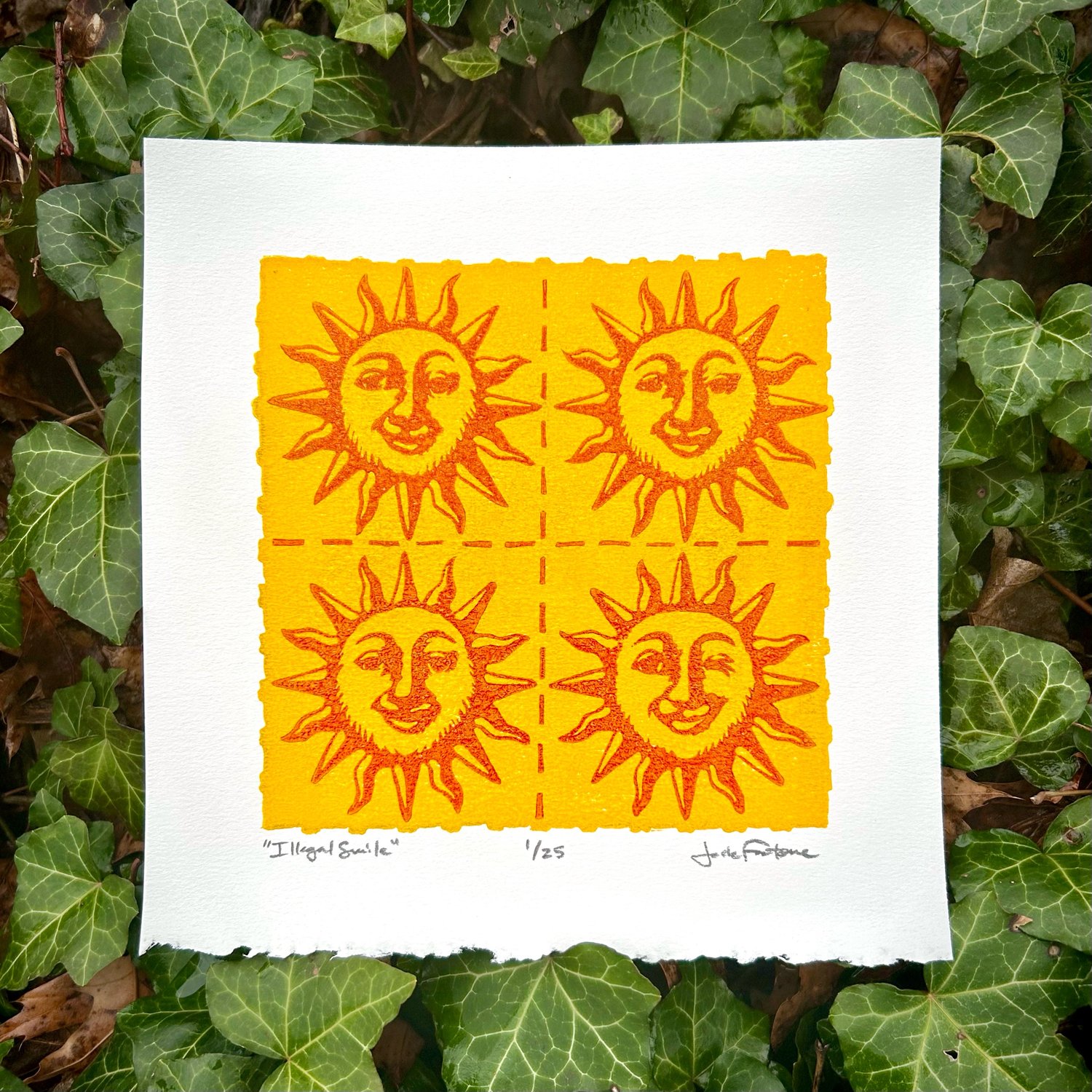 Image of Illegal Smile print
