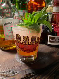 Image 1 of TIKI UNDERGROUND 15oz Full-Color Mai Tai Glass