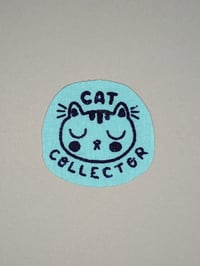 Image 2 of Cat Collector small fabric iron-on patch