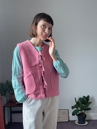 Image 5 of The Wool Vest ~ Bubblegum