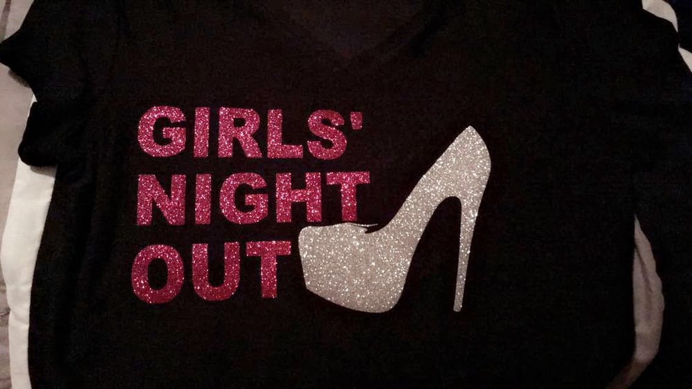 Image of Custom made Glitter T'S