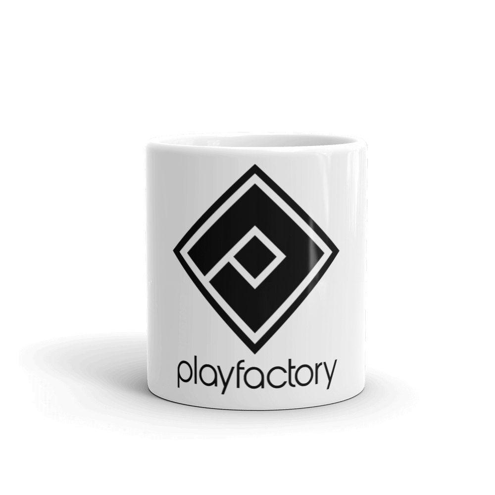Image of PLAYFACTORY "BLACK DIAMOND" COFFEE MUG