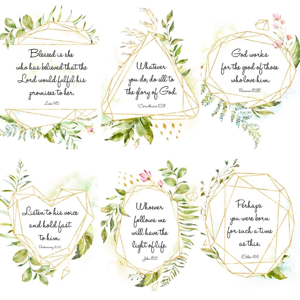 Image of 'Greenery Gifts' Encouragement Cards