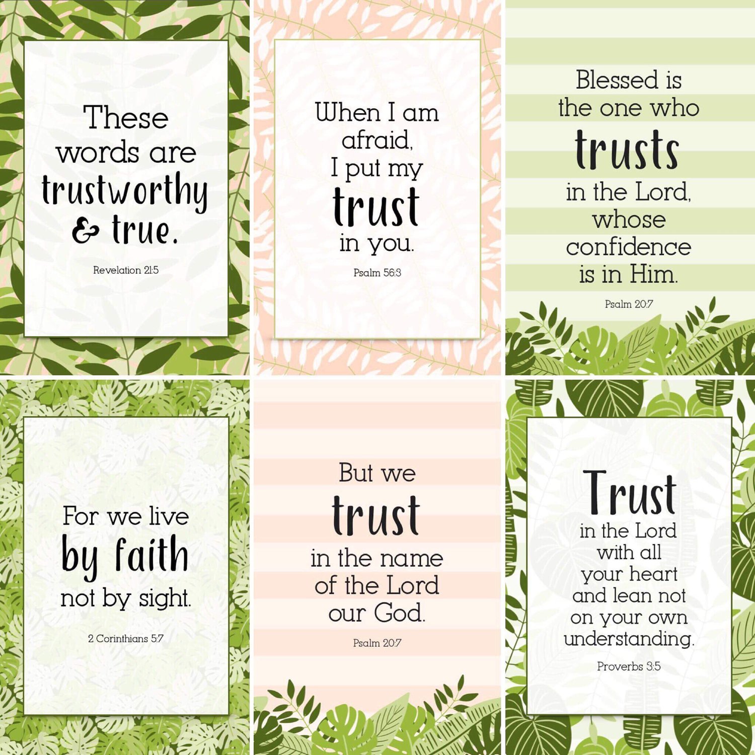 Image of 'Tropical Love' Encouragement Cards