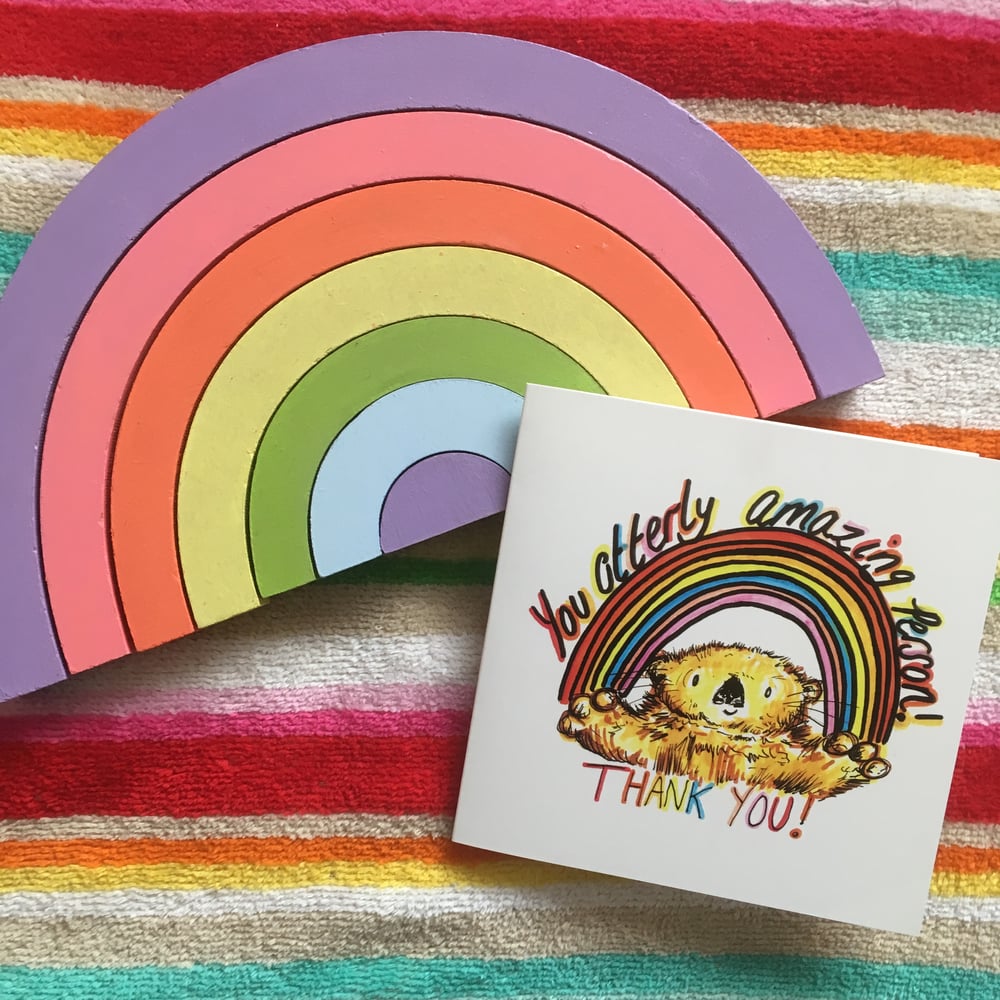 Image of Thank you Otter Greeting Card