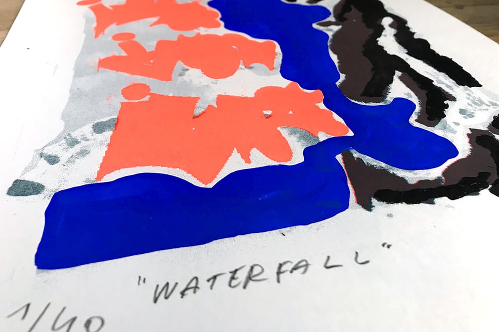 Image of "Waterfall" print