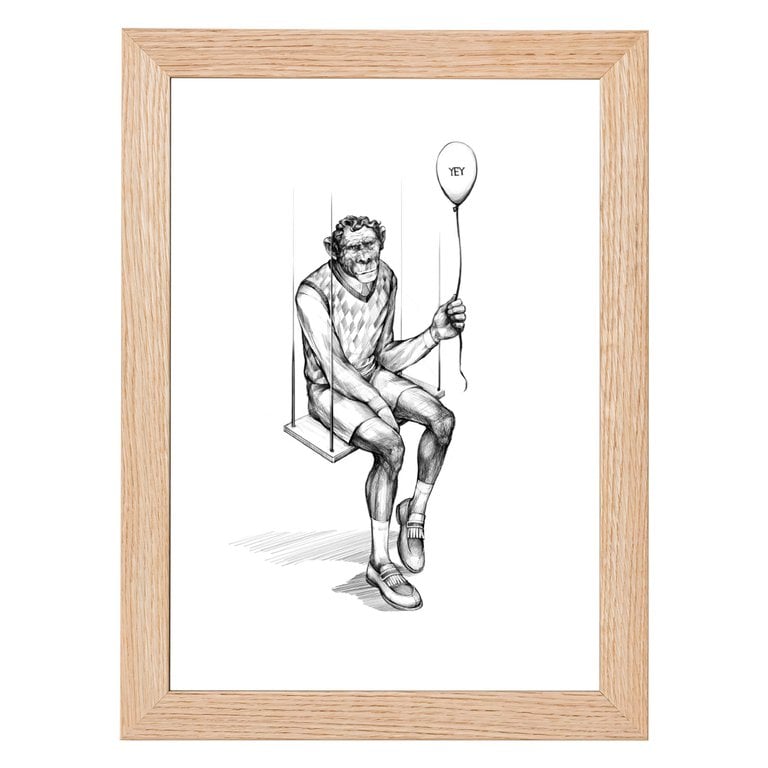 Monkey Swing Print