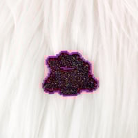 Image 3 of LE100 Galaxy Blob Enamel Badge