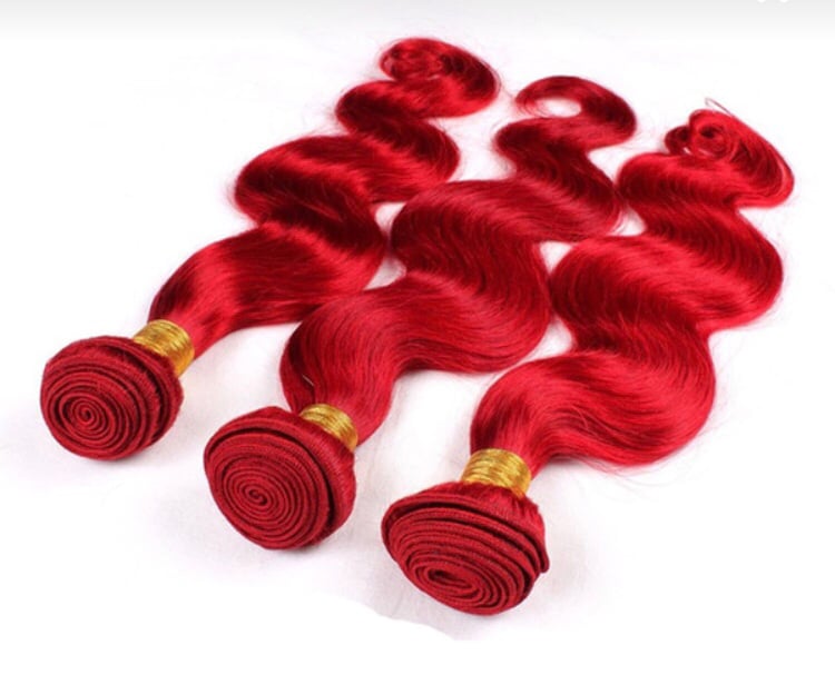 Image of 10a platinum red Brazilian Body Wave