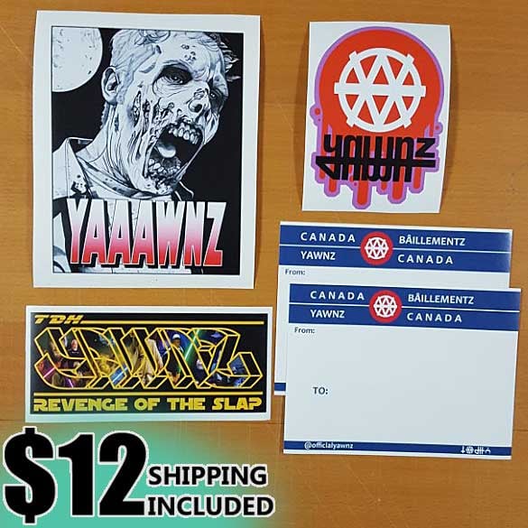 Image of Winter 2018 Sticker Pack by YAWNZ