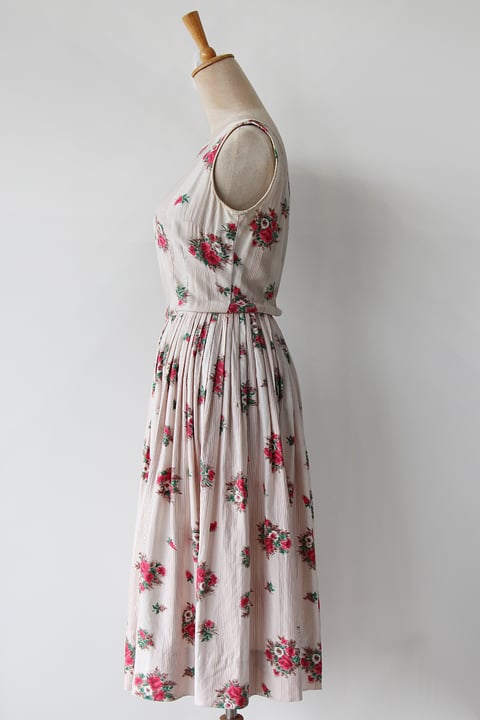 Image of SOLD Jerry Gilden Striped and Floral Dress