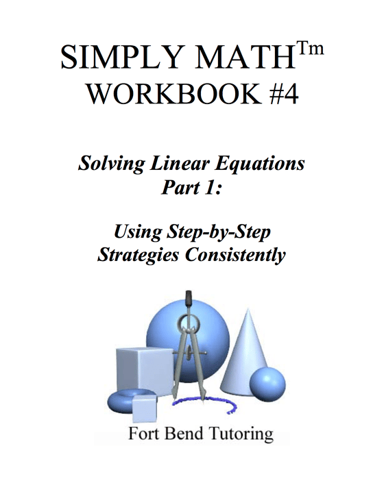 Image of Simply Math Workbook #4