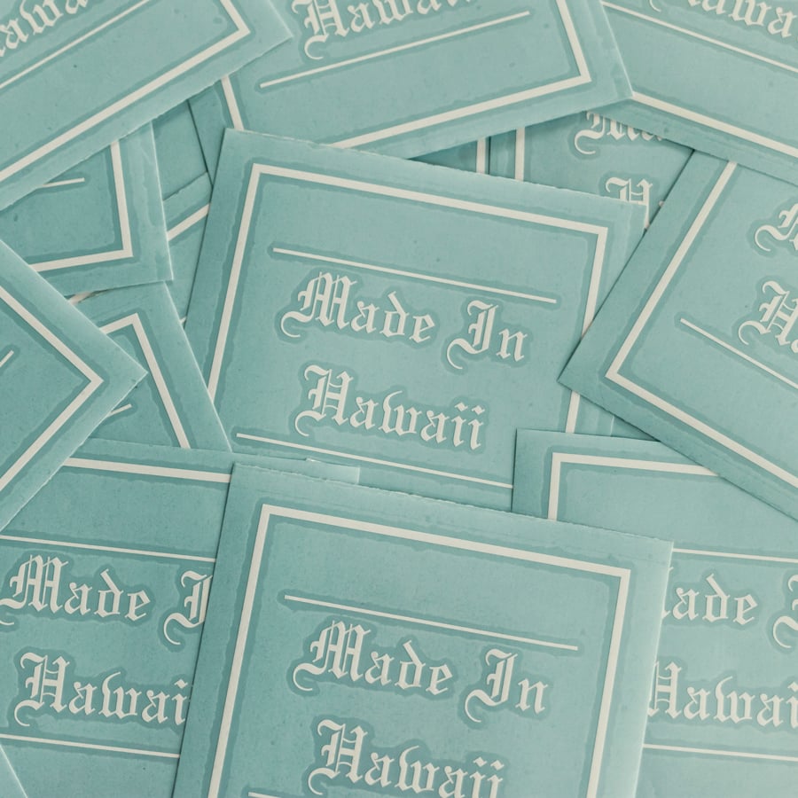 Image of Made In Hawaii Stickers