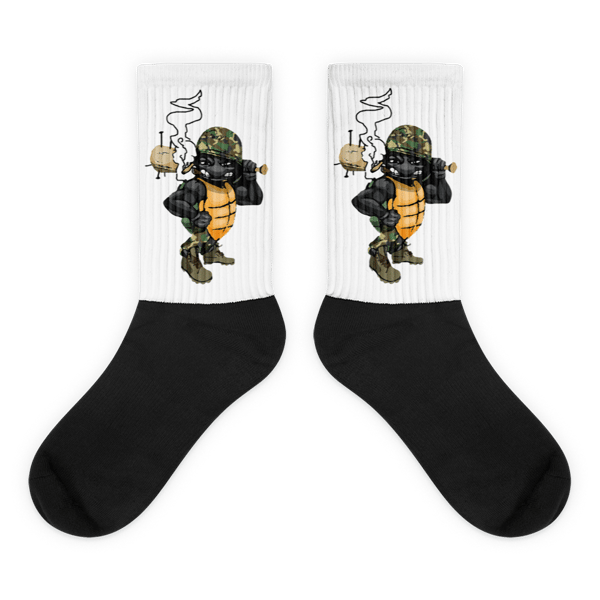 Image of Black Tortoise "Army" Socks