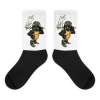 Image 1 of Black Tortoise "Army" Socks