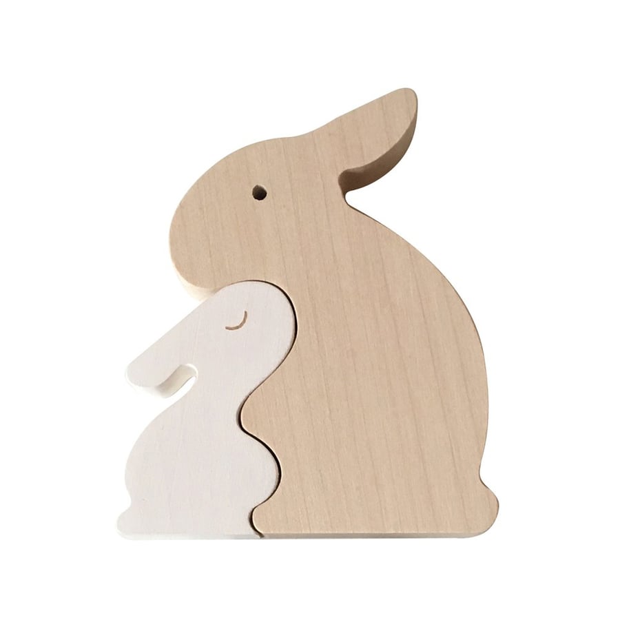 Image of Puzzle Lapin blanc