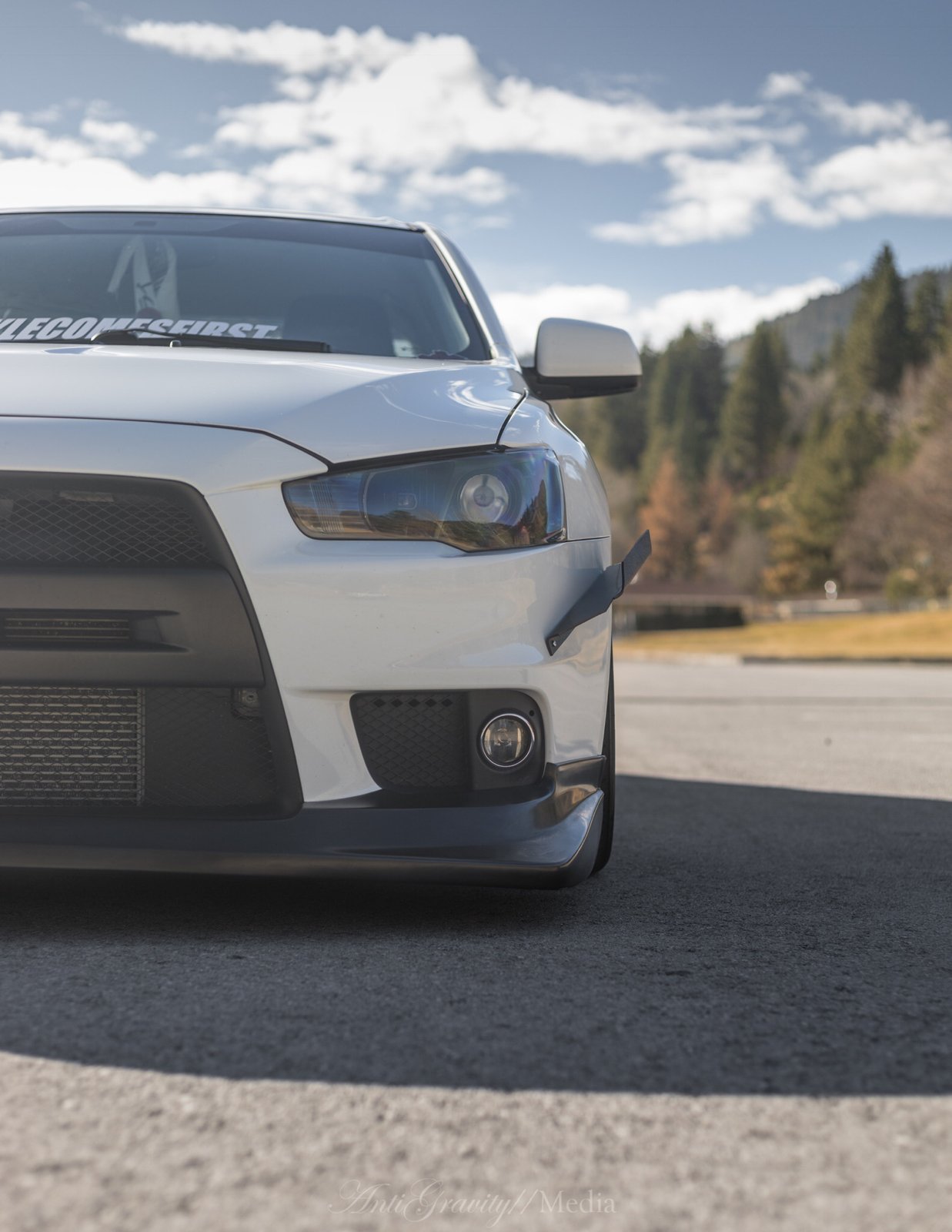 Evo X Canards Invictus Aero