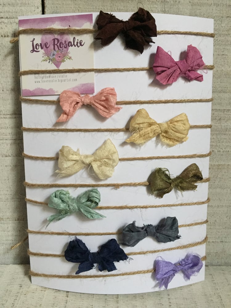 Image of Triple bow - 10 colour options