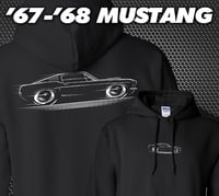 Image 2 of '67-'68 Fastback Mustang T-Shirts Hoodies Banners