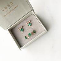 Image 2 of Odette Emerald Earring