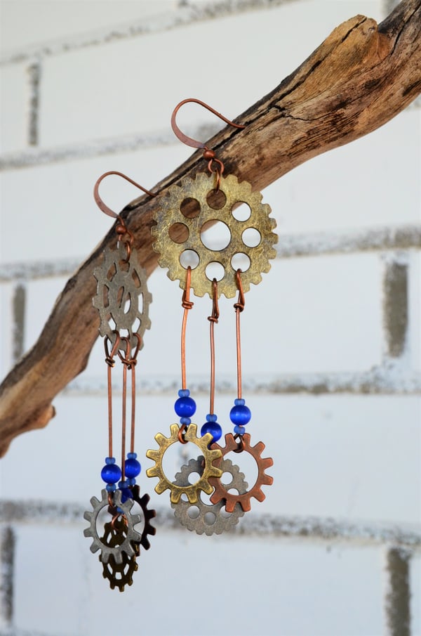 Image of "Steampunk Dreams" Earrings