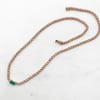 Stardust Emerald Tennis Necklace