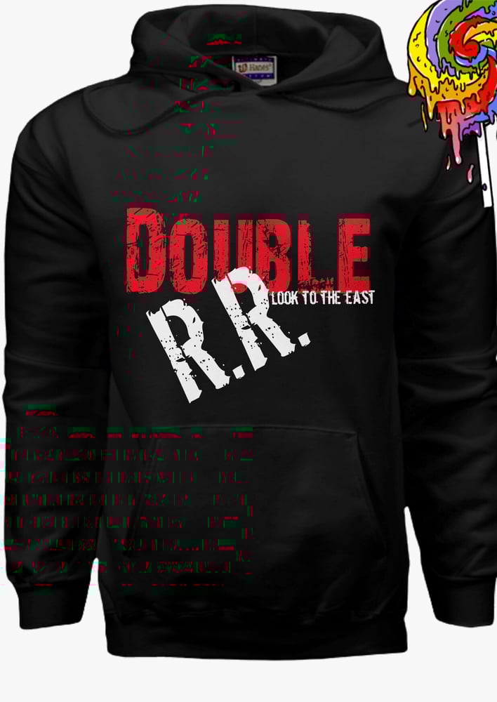 Image of Black Double R, Hoodie