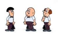 Image 1 of The Three Stooges - The New Three Stooges Enamel Pin Set