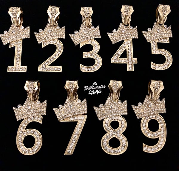 Image of Crown Numbers - GOLD