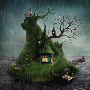 "Felicias Island" (autumn) - Alexander Jansson Shop