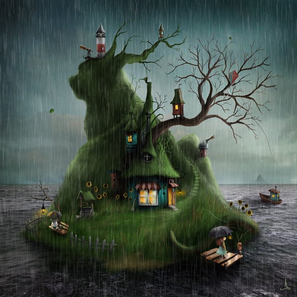 "Felicias Island" (autumn) - Alexander Jansson Shop