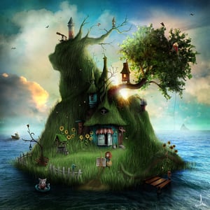 "Felicias Island" (summer) - Alexander Jansson Shop