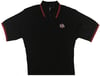 RUTS DC 'Classic Logo' Embroidered Polo Shirt Black with Red trim