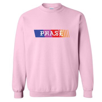Image of "Phase III" Sweatshirt (White/Pink/Black)