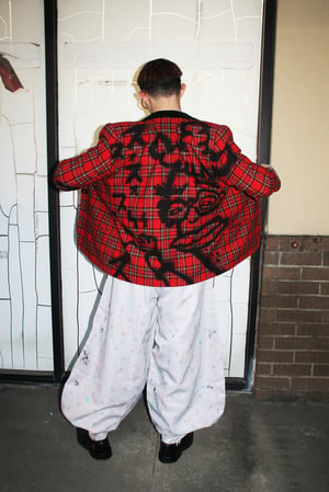 Image of SOLD OUT - Hand Doodled Japanese Workman Pants