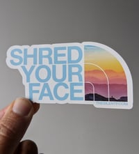 Image 1 of Shred Your Face (blue)