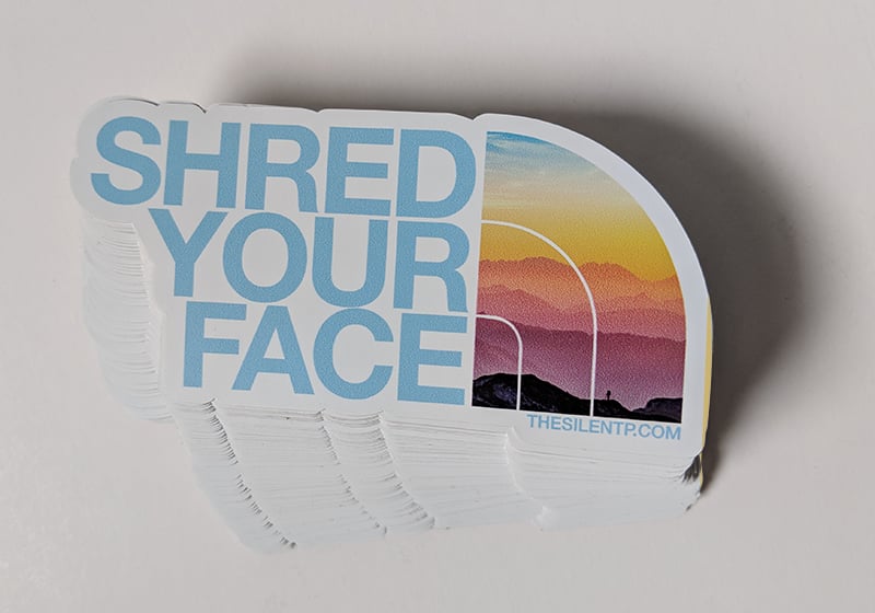 Shred Your Face (blue)