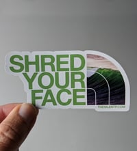 Image 1 of Shred Your Face (green)