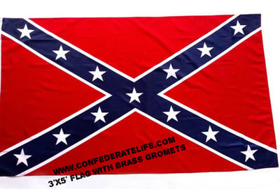 Image of Rebel Flag, Confederate Flag  3'x5' 