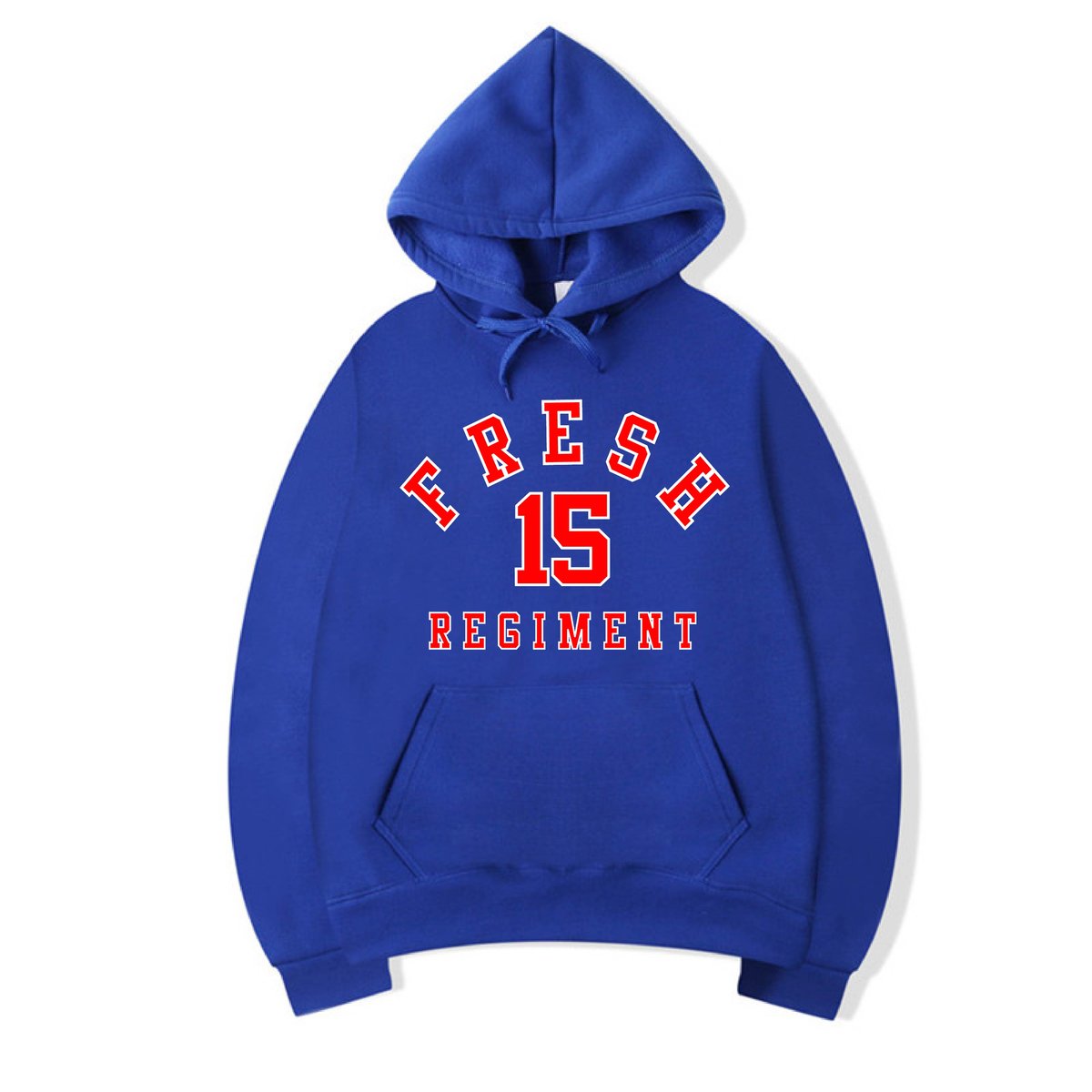 Image of Royal blue "Fresh Regiment 15" Hoodie