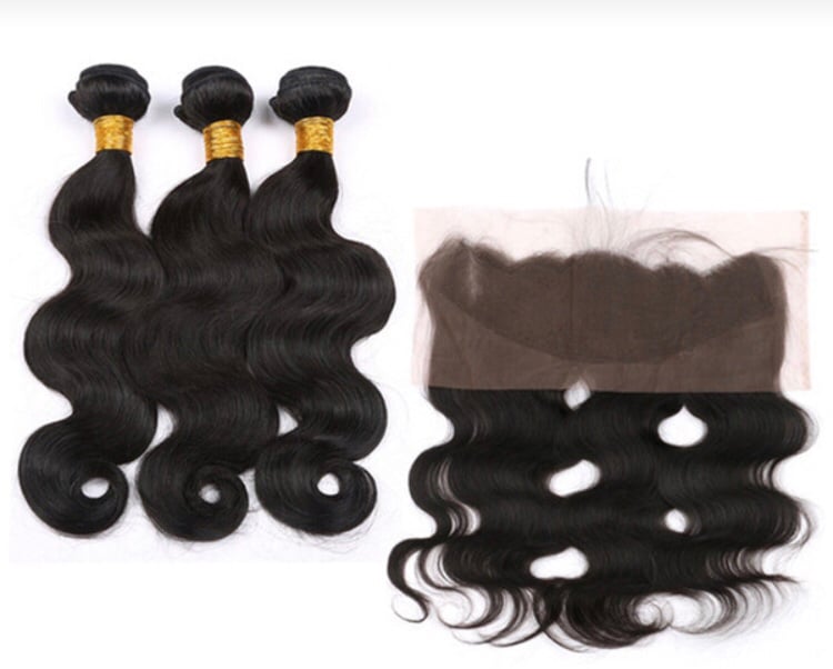 Image of 10a Natural Black Bundles + Frontal deals!