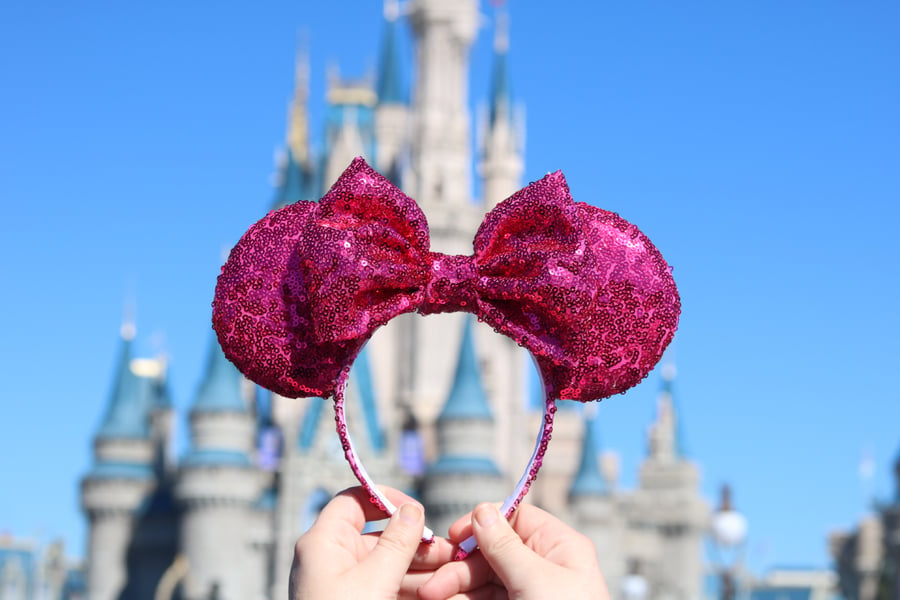 Image of Marie Pink Sequin Ears