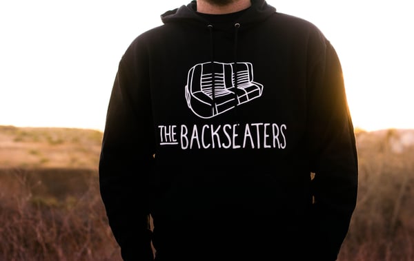 Image of The Backseaters (black/white logo) Hoodie