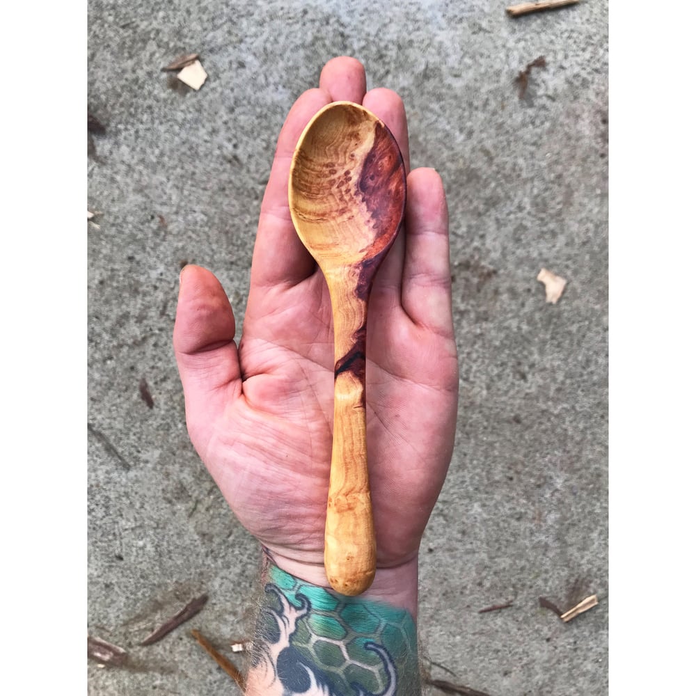 Image of Redwood burl spoon