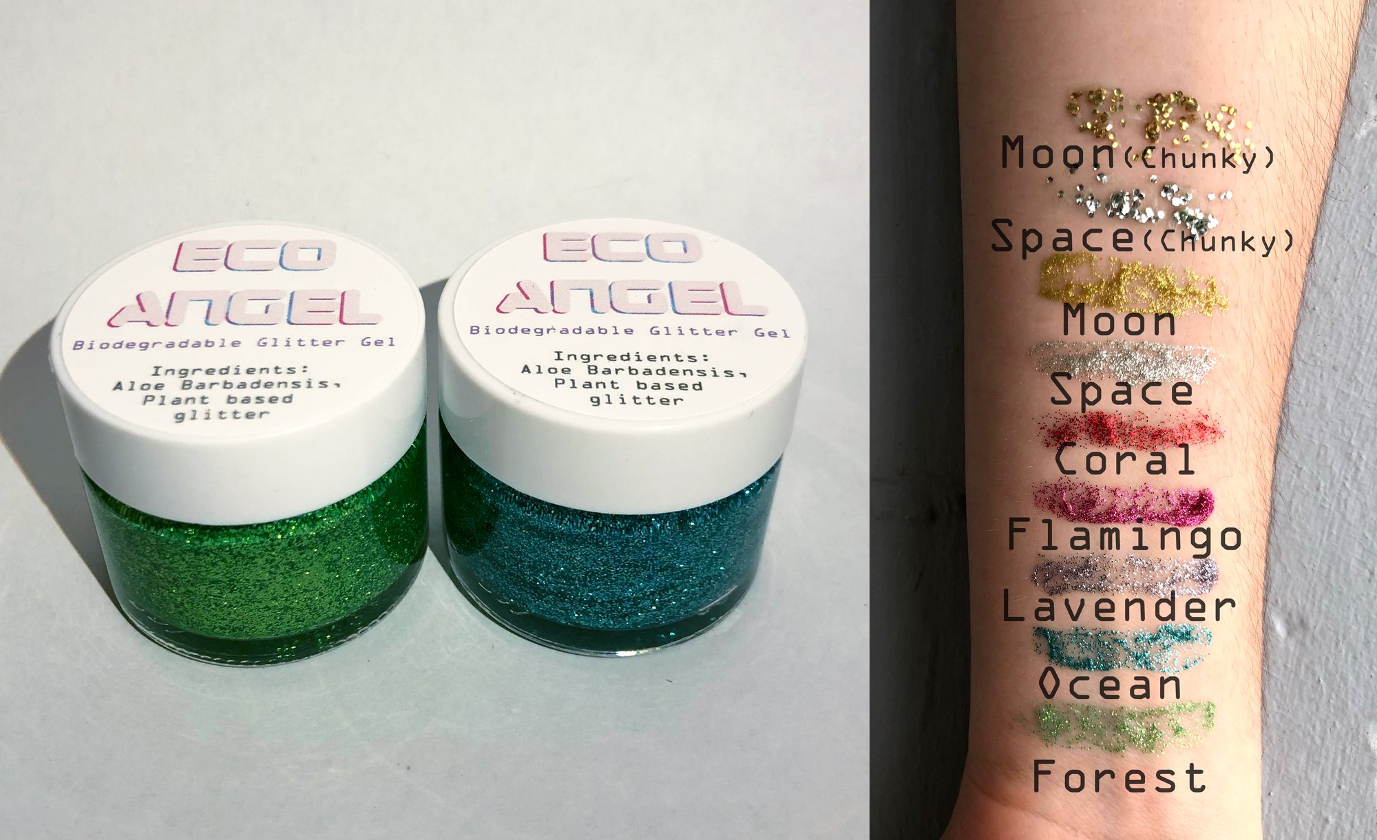 Glitter Gel - Aloe Gel + Biodegradable Glitter