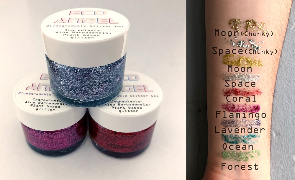 Image of Bio Glitter Gel - Lavender OR Flamingo OR Coral 10ml