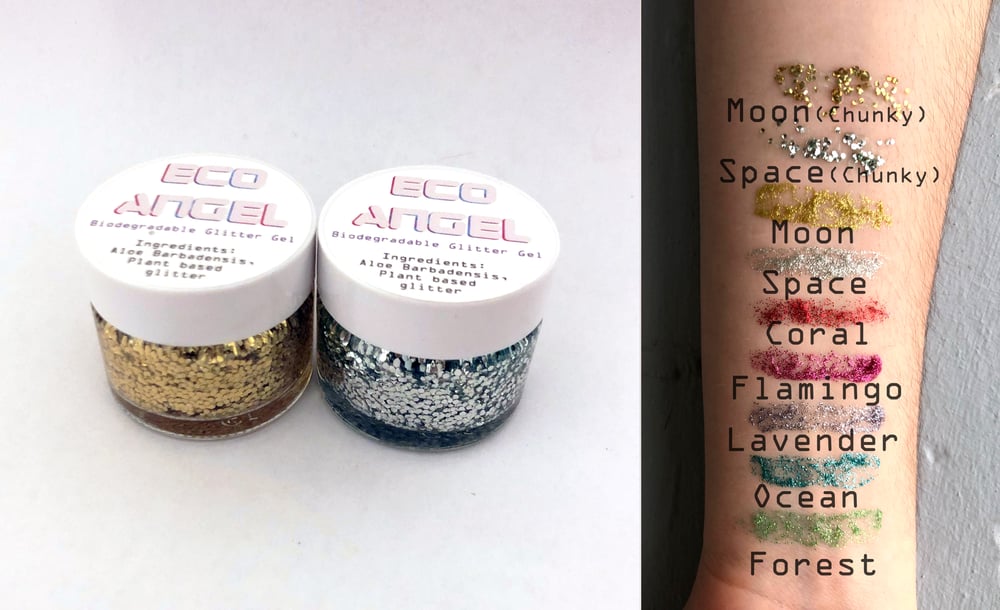 Image of Bio Glitter Gel - Chunky Moon OR Chunky Space 10ml