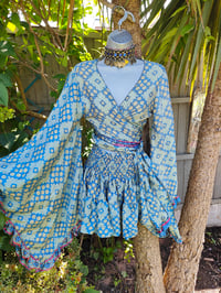 Image 15 of Stevie co ord set -BLUE and TURQUOISE 