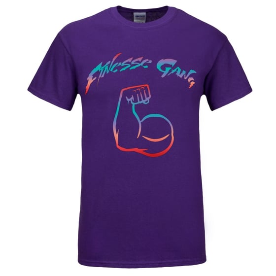 Image of Finesse Gang Graffiti Grape Tee