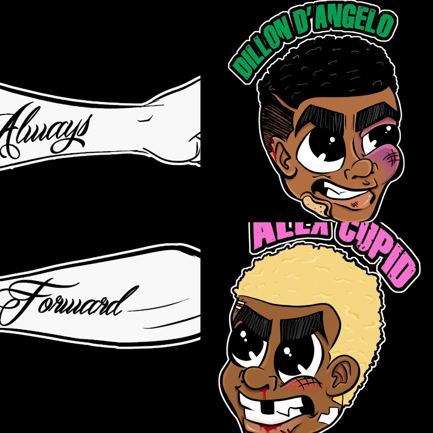 Image of OUCH/ALWAYS FORWARD STICKER BUNDLE!! (3 stickers!)